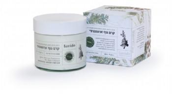 קרם גוף ארומתרפי - ברוש גרניום ולבונה חמאת שיאה ושעוות דבורים 250 מ״ל