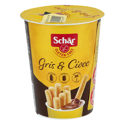  Schar - מקלות אפויים עם ממרח אגוזי לוז וקקאו ללא גלוטן 