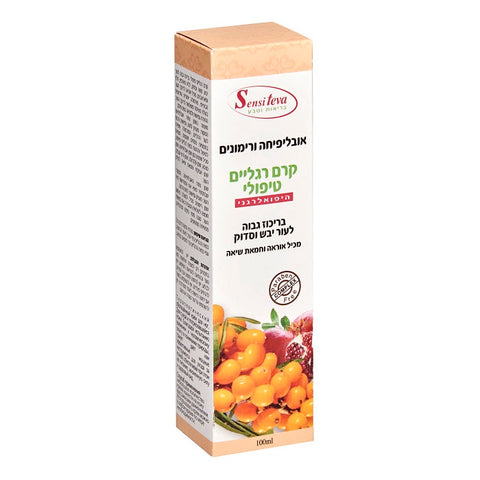 סנסיטבע - קרם רגליים אובליפיכה - 100 מ"ל