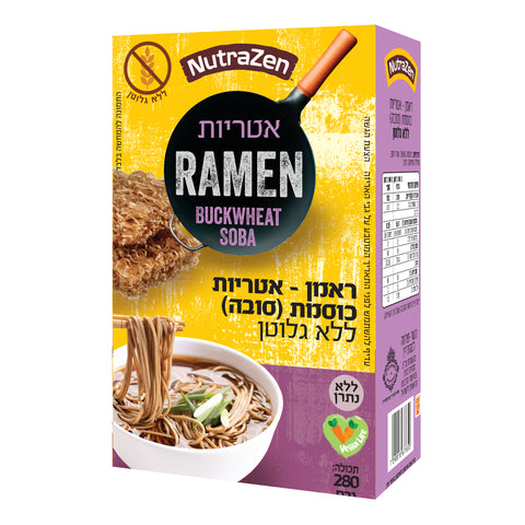 נוטרה זן - אטריות ראמן סובה (כוסמת)