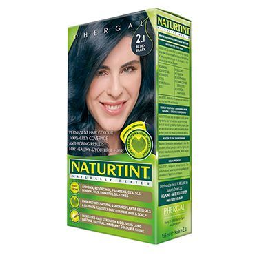 I-2.1 ערכת צבע לשיער שחור כחלחל Naturtint