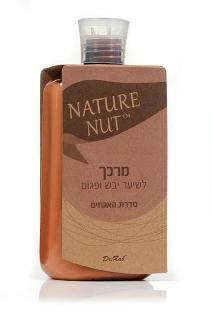 מרכך לשיער יבש ופגום מסדרת האגוזים (400 מ"ל) - NATURE NUT