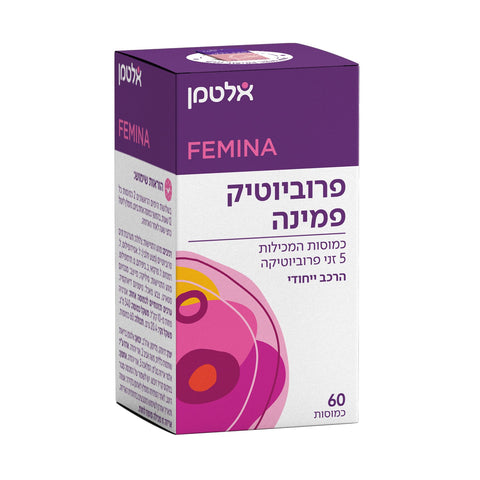 אלטמן - פרוביוטיק פמינה - 60 כמוסות