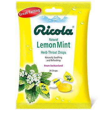 Ricola - סוכריות צמחים קשות בטעם לימון-מנטה