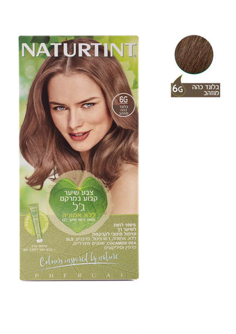 6G ערכת צבע לשיער בלונד כהה מוזהב Naturtint