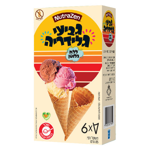 נוטרה זן - גביעי גלידריה ללא גלוטן