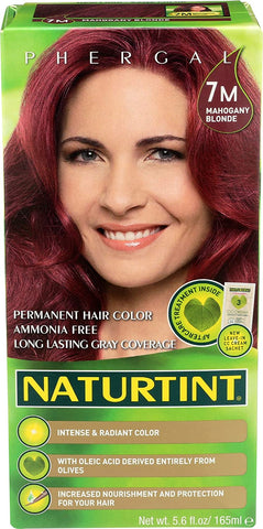7M ערכת צבע לשיער מהגוני שקד Naturtint