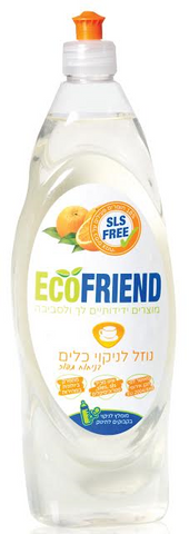 ECO FRIEND - נוזל כלים בניחוח תפוז - 750 מל - טבע שופ